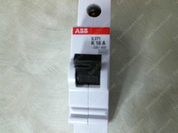 E76126 | ABB CIRCUIT BREAKER S 271 K16 A E 76126 277-480 V IEC 947-2 10 KA - Image 2