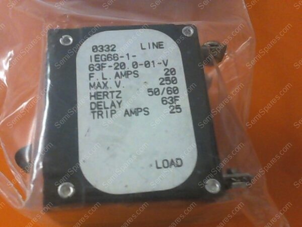 CB-0700-00 | CIRCUIT BREAKER,5150203,20 AMP,2 POLE - Image 2
