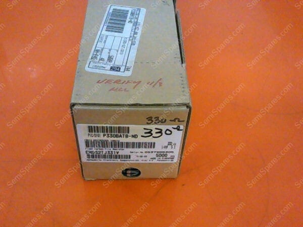 P330BATB-ND | RES 330 OHM CARBON FILM 1/4W 5%