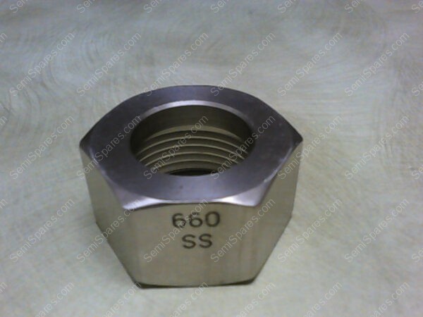 NUT-660SS-SP | NUT CGA 660 SS STAINLESS STEEL WITH SILVER PLATE - Image 3