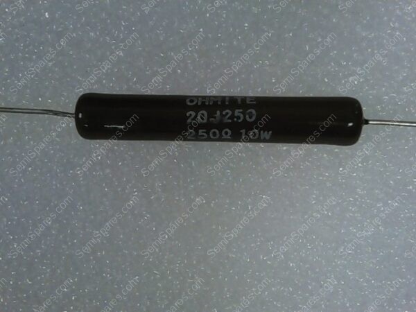 20J250 | RES 250 OHM 5% 10W AXIAL - Image 3