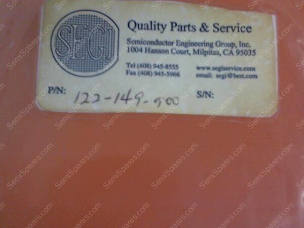122-149-900 | O-RING SEGI, P/N 122-149-900 - Image 2