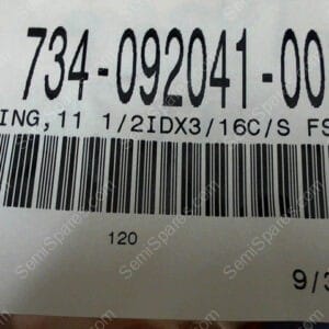 734-092041-001 | O-RING,11 1/2IDX3/16C/S FSILCN