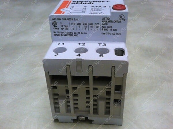 KTA3-25-16A | SPRECHER & SCHUH KTA3-25-16A, KTA32516A,MOTOR STARTER PROTECTOR 1-1.6 AMP, 3 POLE 1/3 PHASE 380/660 VAC - Image 5