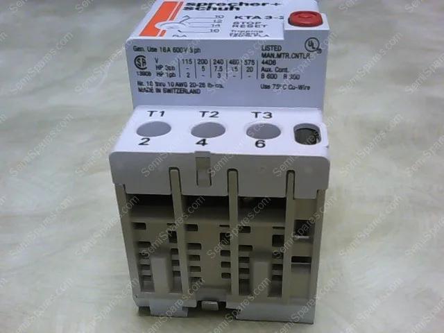 KTA3-25-16A | SPRECHER & SCHUH KTA3-25-16A, KTA32516A,MOTOR STARTER PROTECTOR 1-1.6 AMP, 3 POLE 1/3 PHASE 380/660 VAC - Image 5