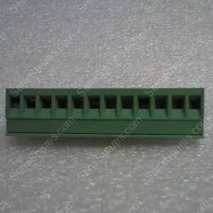 0397040012 | 12 POSITION TERMINAL BLOCK PLUG, FEMALE SOCKETS 0.300" (7.62MM) 180 FREE HANGING (IN-LINE)