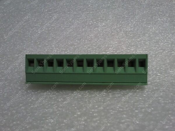 0397040012 | 12 POSITION TERMINAL BLOCK PLUG, FEMALE SOCKETS 0.300" (7.62MM) 180 FREE HANGING (IN-LINE)