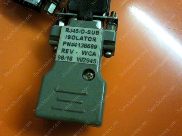 RJ45/D-CUB | RJ45/D-SB ISOLATOR P/N136689 REV-WCA 98/10 W2945 - Image 3