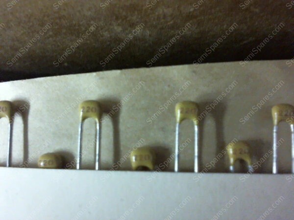 C315C220K2G5CA7301 | CAPACITORS, 22PF, 200V, 10%, (2500 PCS) - Image 2