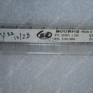 3296Y-1-201 | TRIMMER RESISTORS-THROUGH HOLE 3/8", 200 OHM, SEALED VERTICLE ADJUST