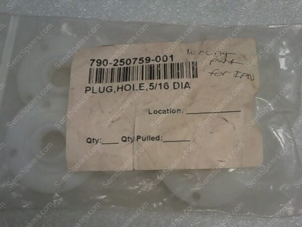 790-250759-001 | PLUG,HOLE,5/16 DIA - Image 2