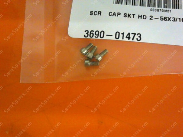 3690-01473 | SCR CAP SKT HD 2-56X3/16L HEX SKT SST P/N 3690-01473 (PKG OF 4) - Image 2