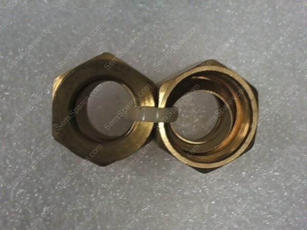 BRASS NUT | PARKER BRASS FITTING NUT A-LOK 10..B