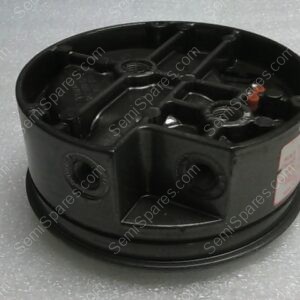 MAX. PRESSURE 15 PSIG | DWYER DIFFERENTIAL PRESSURE GAUGE: 0 TO 2 IN WC, DUAL SINGLE-SIDE OR BACK, 1/8 IN NPT FEMALE, 2002