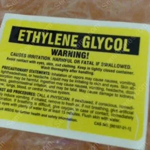 GU-5170-00 | LABEL, 7A - 7264S, ETHYLENE GLYCOL