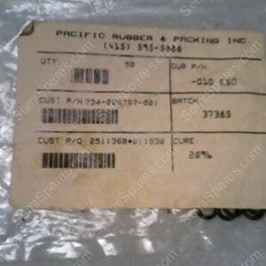 734-009767-001 | O-RING 1/4 ID X 1/16 C/S EPR