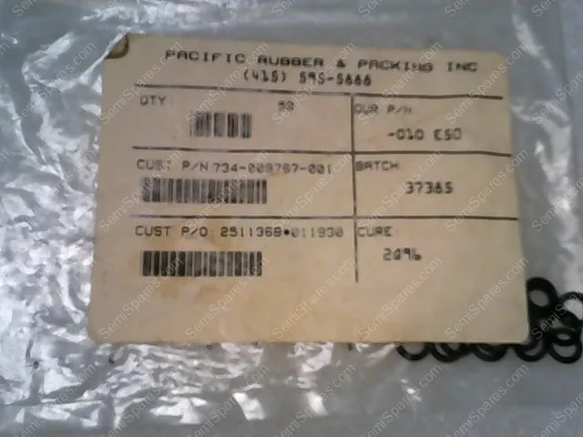 734-009767-001 | O-RING 1/4 ID X 1/16 C/S EPR