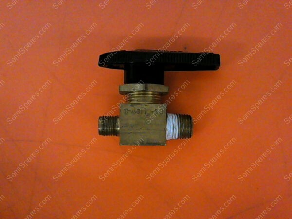 B-43M4-S4 | 1/4" TUBE BRASS WATER SHUT OFF BALL VALVE, B-43S4 - Image 3