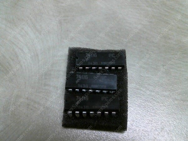 7406 | 7406 PC FAIRCHILD TTL HEX INVERTER BUFFER - Image 3
