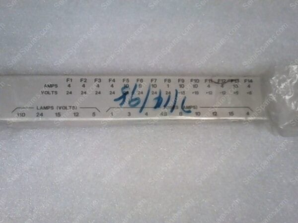 785-017228-001 | LABEL, FUSE PANEL