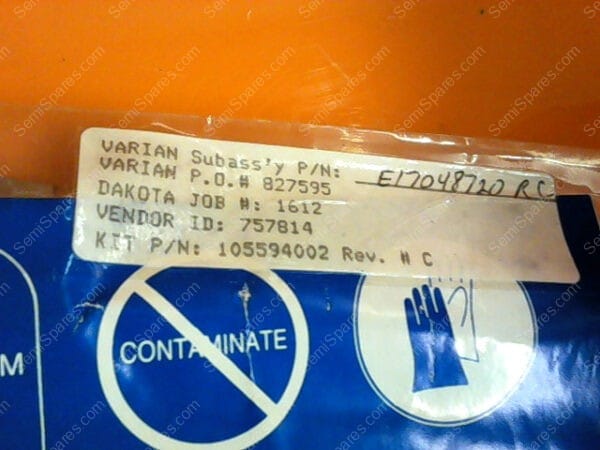 E1704820 | VARIAN SUBASS'Y E1704820 RC - Image 3
