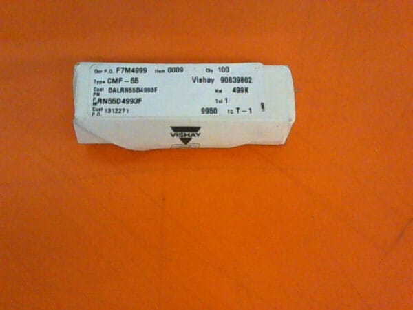 618-007483-499 | RESSTR,FXD,1/4W,1%,MTL FLM,499 - Image 2