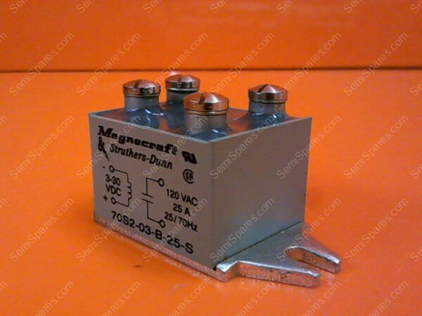 70S2-03 | 70S2-03-B-25-S - SOLID STATE RELAY, SPST-NO, 25 A, 140 VAC, PANEL, SCREW, ZERO CROSSING - Image 3