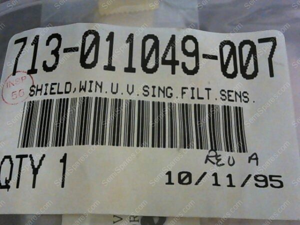 713-011049-007 | SHIELD,WIN.U.V.SING.FILT.SENS. - Image 2