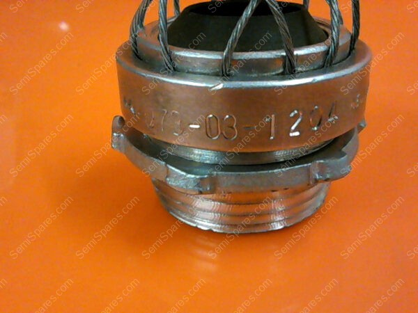 073-03-1204 | HUBBELL WIRING DEVICE-KELLEMS 2.46 TO 31.75MM CAPACITY,DUST-TIGHT,STRAIGHT STRAIN RELIEF CORD GRIP 1-1/4 NPT THREAD,9' ALUMINUM - Image 4