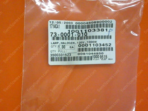 730-001010-001 | LAMP HALOGEN, 120V, 1000W - Image 2