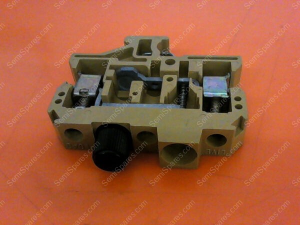SAKS 6 | 6/32 1-1/4X1/4 KRG BN SAK 6 SCREW-TOP FUSE BLOCK FOR TS 32 DIN RAIL - Image 3