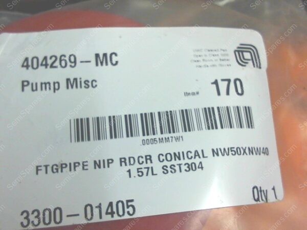 3300-01405 | FTG PIPE NIP RDCR - Image 2