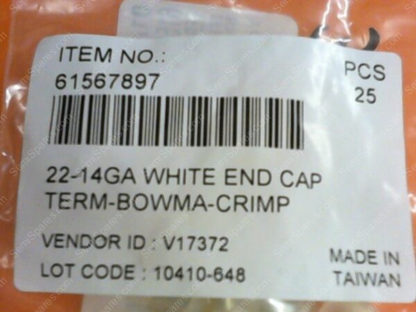 61567897 | TERM BOWMA CRIMP 22-14GA WHITE - Image 3