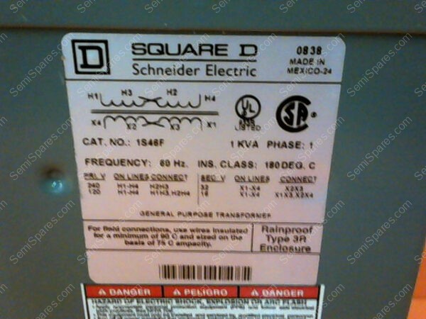 1S46F | SQUARE D SCHNEIDER ELECTRIC CAT. NO-1S46F - Image 3