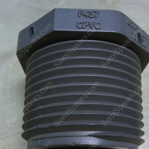 850-010C | 850-010C, 1 CPVC PLUG MPT SCH80 FITTING