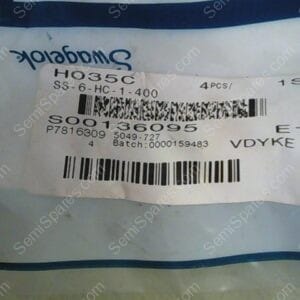 SS-6-HC-1-400 | HOSE CONNECTOR 3/8 ID HC X 1/4T