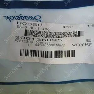 SS-6-HC-1-400 | HOSE CONNECTOR 3/8 ID HC X 1/4T