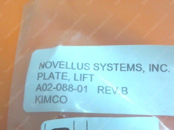 SH-0140-00 | PLATE,LIFT,P/N A02-088-01
