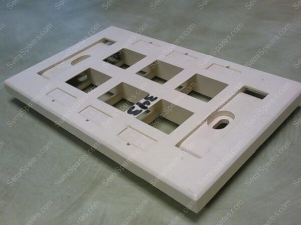 6644 1 156-XX | KRONE 6644 1 156-XX WORK AREA OUTLETS; FACEPLATE TRUENET SERIES 6 PORTS UNLOADED CONFIGURATION ACCEPTS - Image 3