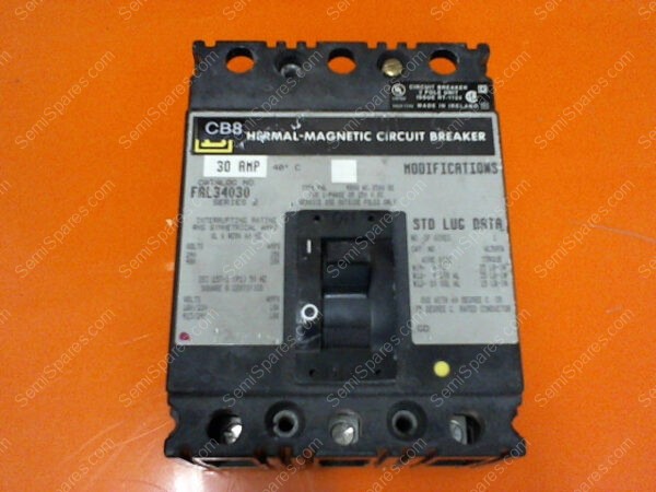 FAL-34030 | SQUARE D ENCLOSED CIRCUIT BREAKER, 3P 30 AMP, FAL34030 - Image 3