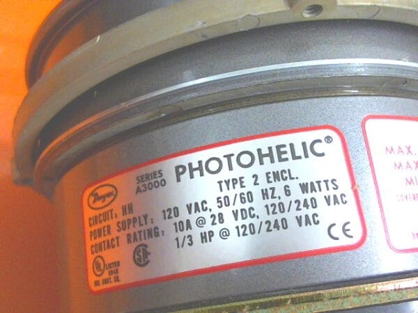ZZ-0001-00 | PHOTOHELIC PRESSURE SWITCH/GAGE - Image 2