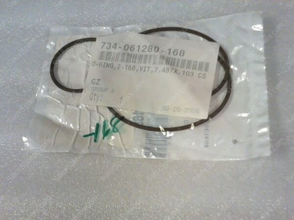 734-061280-168 | O-RING, 2-168, VIT, 7.487X.103 CS