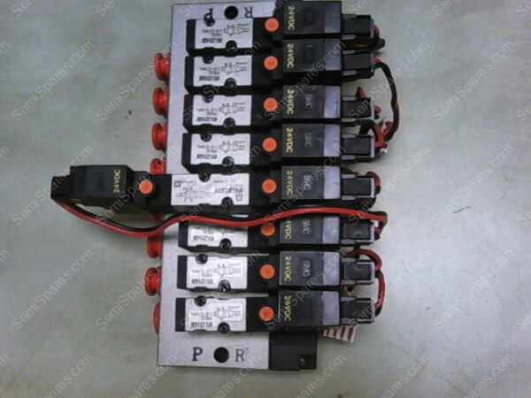 NVJ314M | SMC (8) NVJ314M, (1) NVJ3233Y PNEUMATIC ASSEMBLY 24VDC SOLENOID VALVE - Image 2