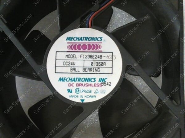 F123BE24B | FAN TUBEAXIAL, DC24V, 0.350A, BALL BEARING