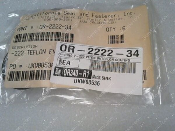 OR-2222-34 | O-RING, 2-222 VITON W/ TEFLON - Image 2