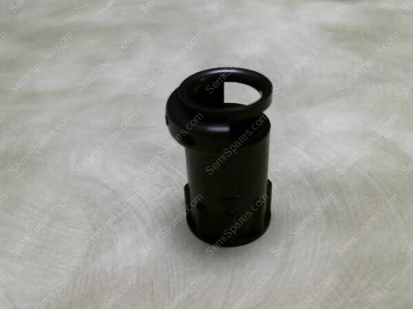 206358-1 | BLACK CONNECTOR BACKSHELL, CABLE CLAMP 5/8-24 UNEF 11 - Image 2