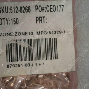 54329-1 | TE CONNECTIVITY AMP CONNECTORS PIN CONTACTS SILVER 12-18 AWG SOLDER POWER