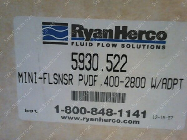 SIGNET LOW FLOW SENSOR | MINI-FLSNSR PVDF, 400-2800 W/ADPT - Image 2