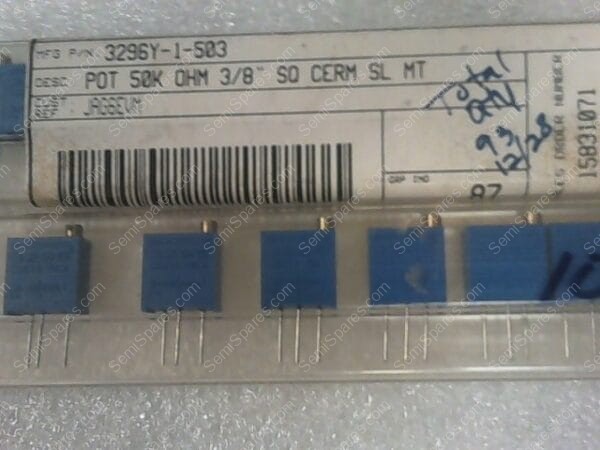 3296Y-503-ND | POT, 50K, OHM, 3/8" SQ CERM, SL, MT - Image 2