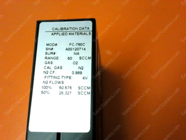 FC-780C | AERA MASS FLOW CONTROLLER FC-780C A00120714 - Image 3